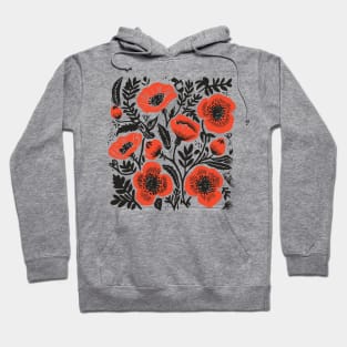 Lino Cut Flowers Hoodie